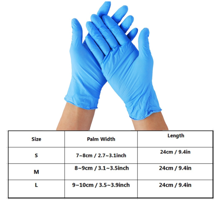 Nitrile Examination Gloves Box of 100 Medmart Health